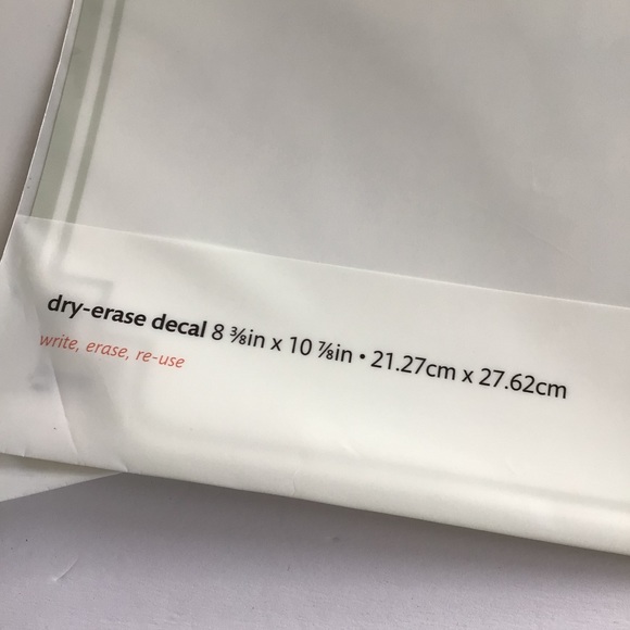 MARTHA STEWART OFFICE DRY ERASE DECALS NWT SET OF TWO - Picture 6 of 11